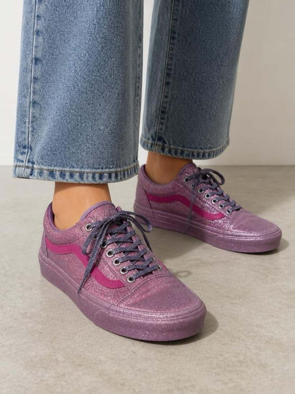 Vans Opening Ceremony x Old Skool LX Glitter Pack Purple
